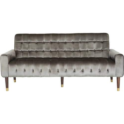 Noble House - Eaton Tufted 3-Seat Sofa - Gray