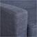 Alt View 13. Noble House - Elkmont 3-Seat Fabric Sofa - Dark Blue.