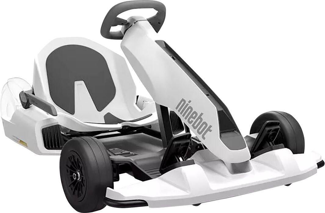 Front. Segway - Ninebot Go-Kart Kit Attachment - White.
