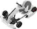 Left. Segway - Ninebot Go-Kart Kit Attachment - White.