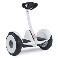 Segway - Ninebot S Self-Balancing Scooter w/13.7 Max Operating Range & 10 mph Max Speed - White - Front_Zoom