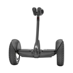 Segway - Ninebot S Self-Balancing Scooter w/13.7 Max Operating Range & 10 mph Max Speed - Dark Grey - Front_Zoom