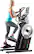 Alt View 15. ProForm - SMART HIIT Elliptical Trainer - Gray/Black/Red.