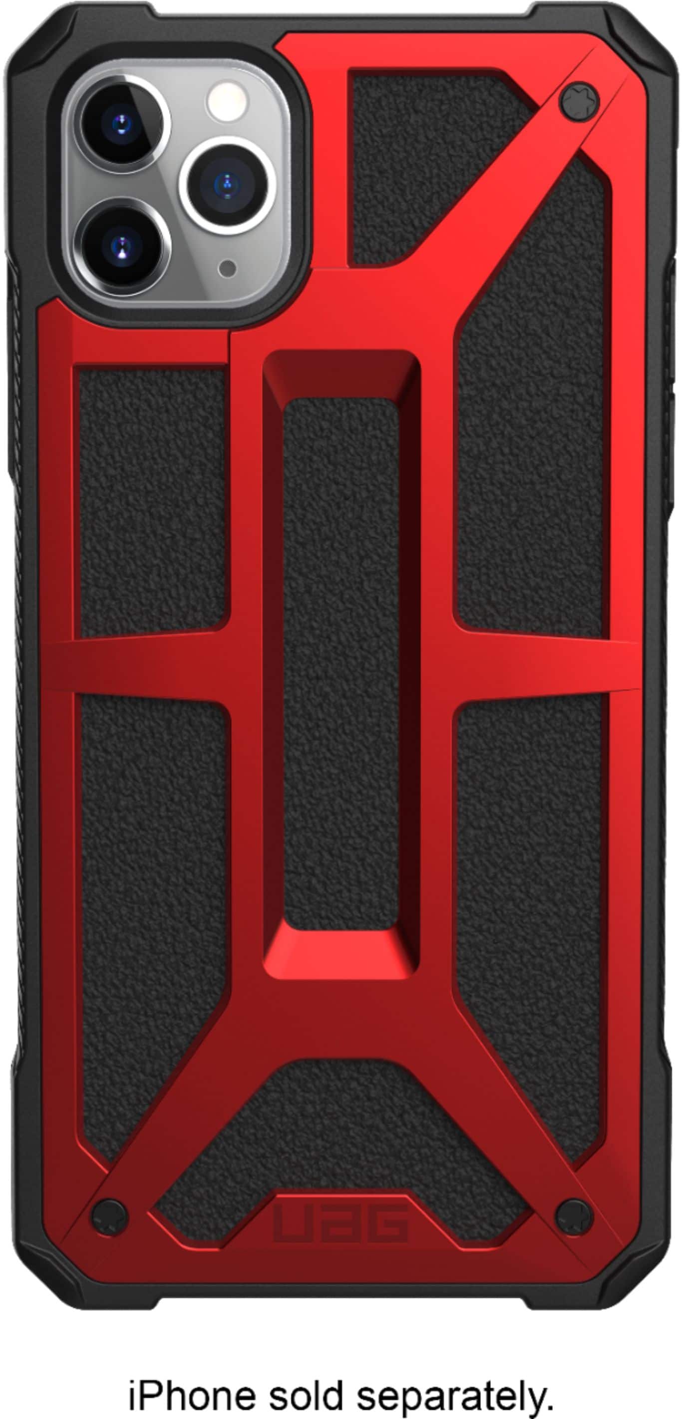 Alt View 1. UAG - UAG Monarch Series Case for Apple® iPhone® 11 Pro Max - Crimson.