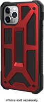UAG Monarch Series Hard shell Case for Apple® iPhone® 11 Pro - Crimson - Front_Zoom