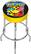 Front. Arcade1Up - Pac-Man Metal Adjustable Stool - Pac-Man Black/Yellow.