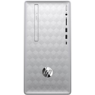 HP - Refurbished Pavilion Desktop - AMD Ryzen 5-Series - 8GB Memory - 1TB Hard Drive - HP Finish In Natural Silver