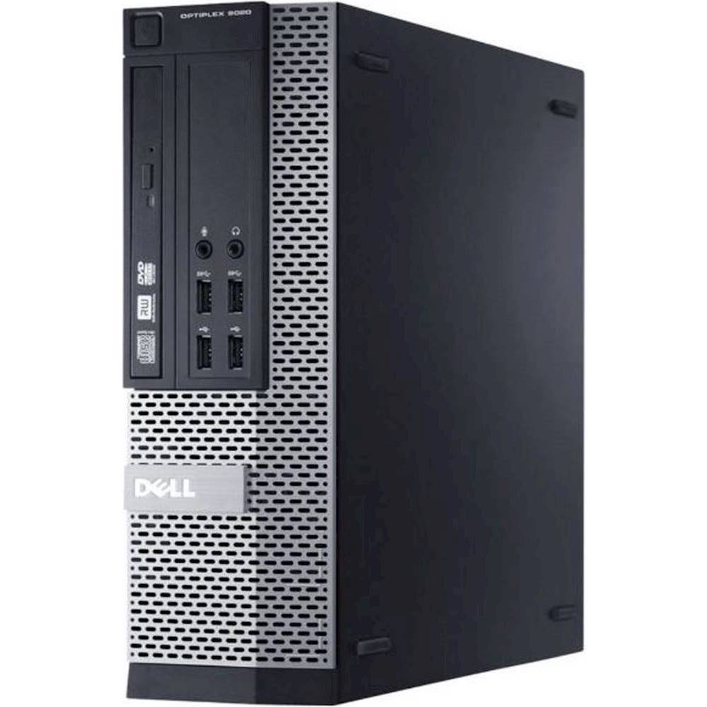 Left View: Dell - Refurbished OptiPlex Desktop - Intel Core i5 - 8GB Memory - 256GB Solid State Drive