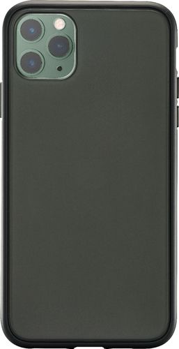 Insigniaâ„¢ - Hard Shell Case for AppleÂ® iPhoneÂ® 11 Pro Max - Transparent Black was $19.99 now $14.99 (25.0% off)