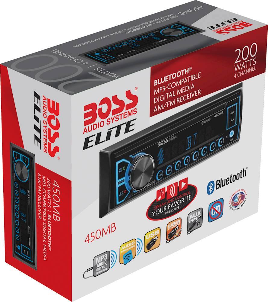 BOSS Audio InDash Digital Media Receiver Builtin Bluetooth Black