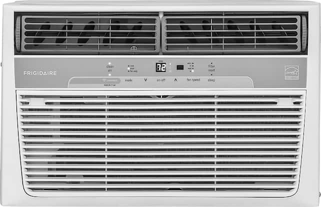 Frigidaire - 8,000 BTU Smart Window Air Conditioner - White - Front Zoom