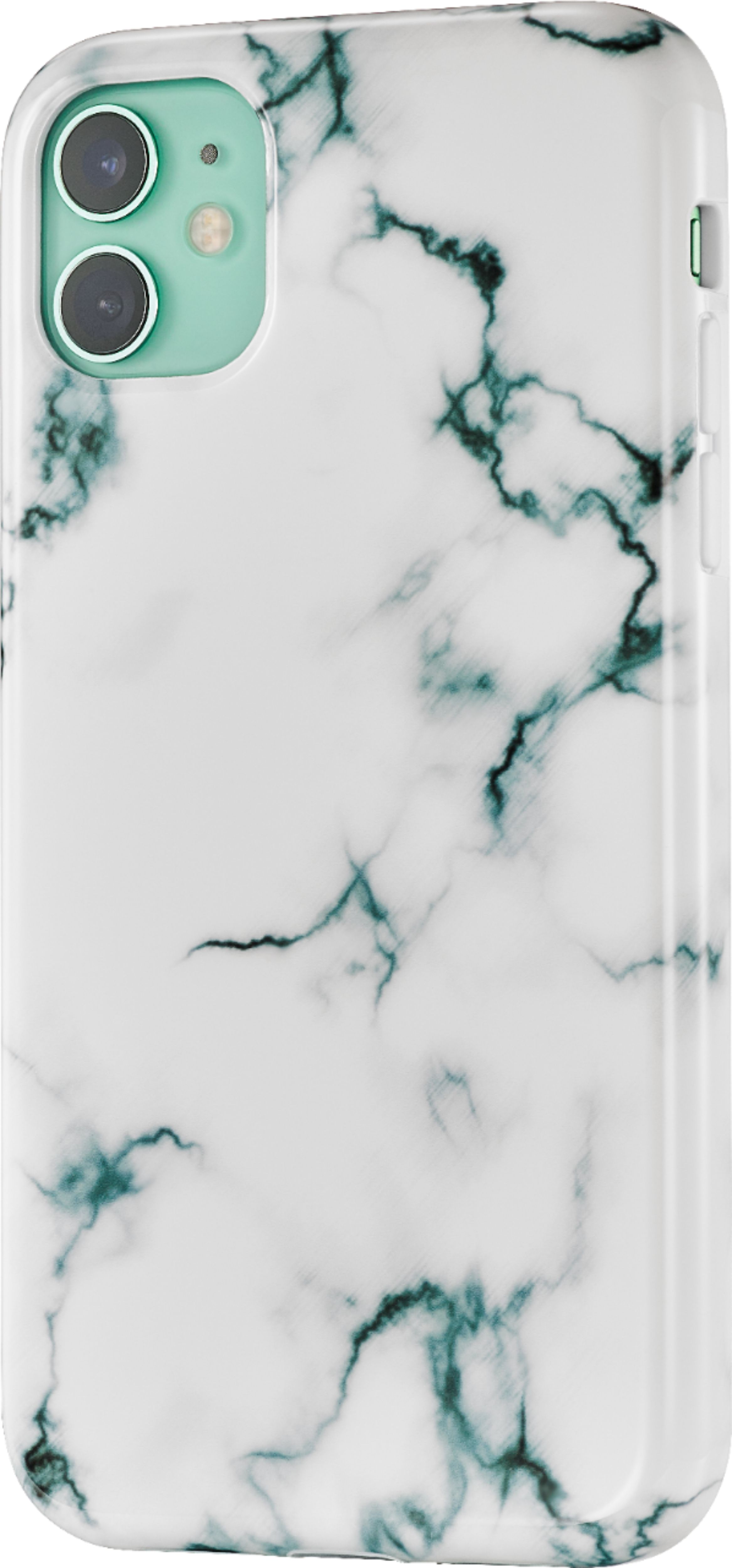 Insignia Hard Shell Case For Apple Iphone 11 White Marble Ns Maximmrb Best Buy