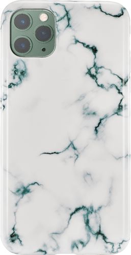 Insigniaâ„¢ - Hard Shell Case for AppleÂ® iPhoneÂ® 11 Pro Max - White Marble was $19.99 now $14.99 (25.0% off)