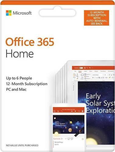  Microsoft - Office 365 Home (Up to 6 People) (12-Month Subscription-Auto Renew)