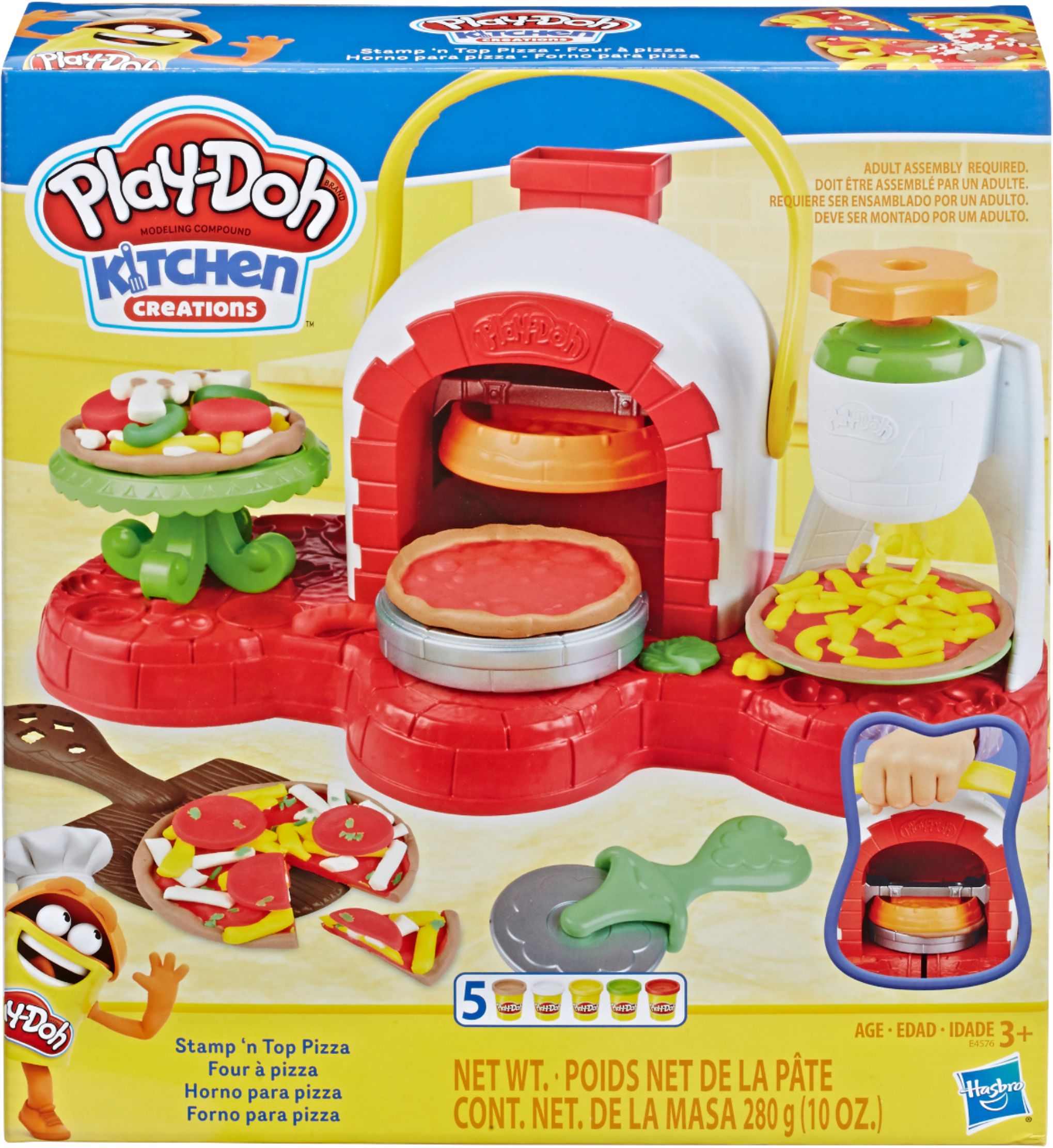 MAKE YOUR OWN PLAY-DOH PIZZA! Kitchen Creations Pizza Oven Playset Review!  
