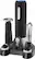 Left. Modal™ - Rechargeable Wine Opener and Preserver Set - Black.