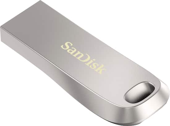 SanDisk Ultra Luxe 128GB USB 3.1 Flash Drive Silver SDCZ74  SanDisk Ultra Luxe 128GB USB 3.1 Flash Drive Silver SDCZ74