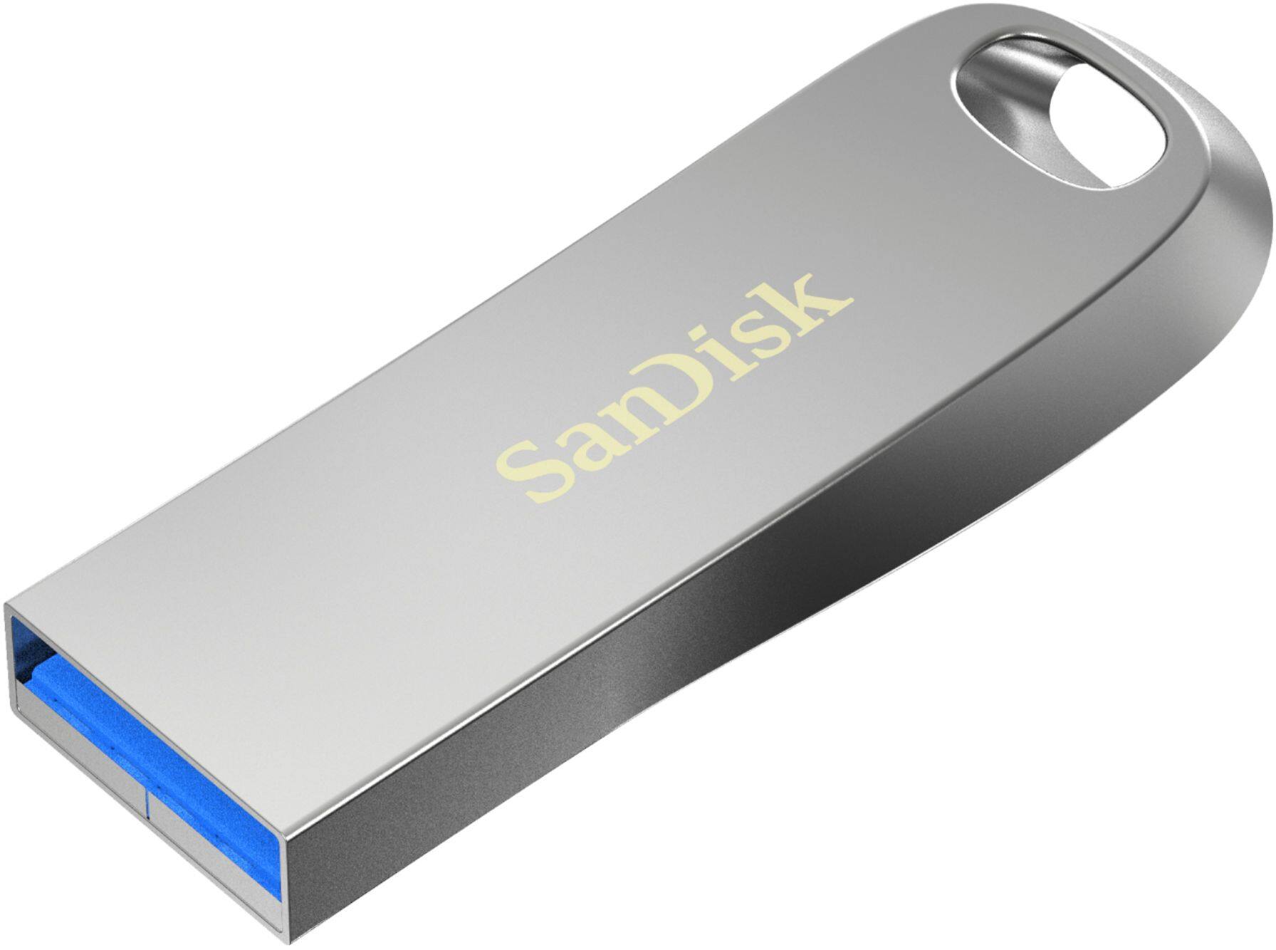 Alt View 12. SanDisk - Ultra Luxe 128GB USB 3.1 Flash Drive - Silver.