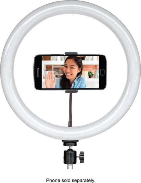 TEXXIS Portable USB Charge LED Camera Phone Photography Selfie Ring Light On-Camera Video Lights 