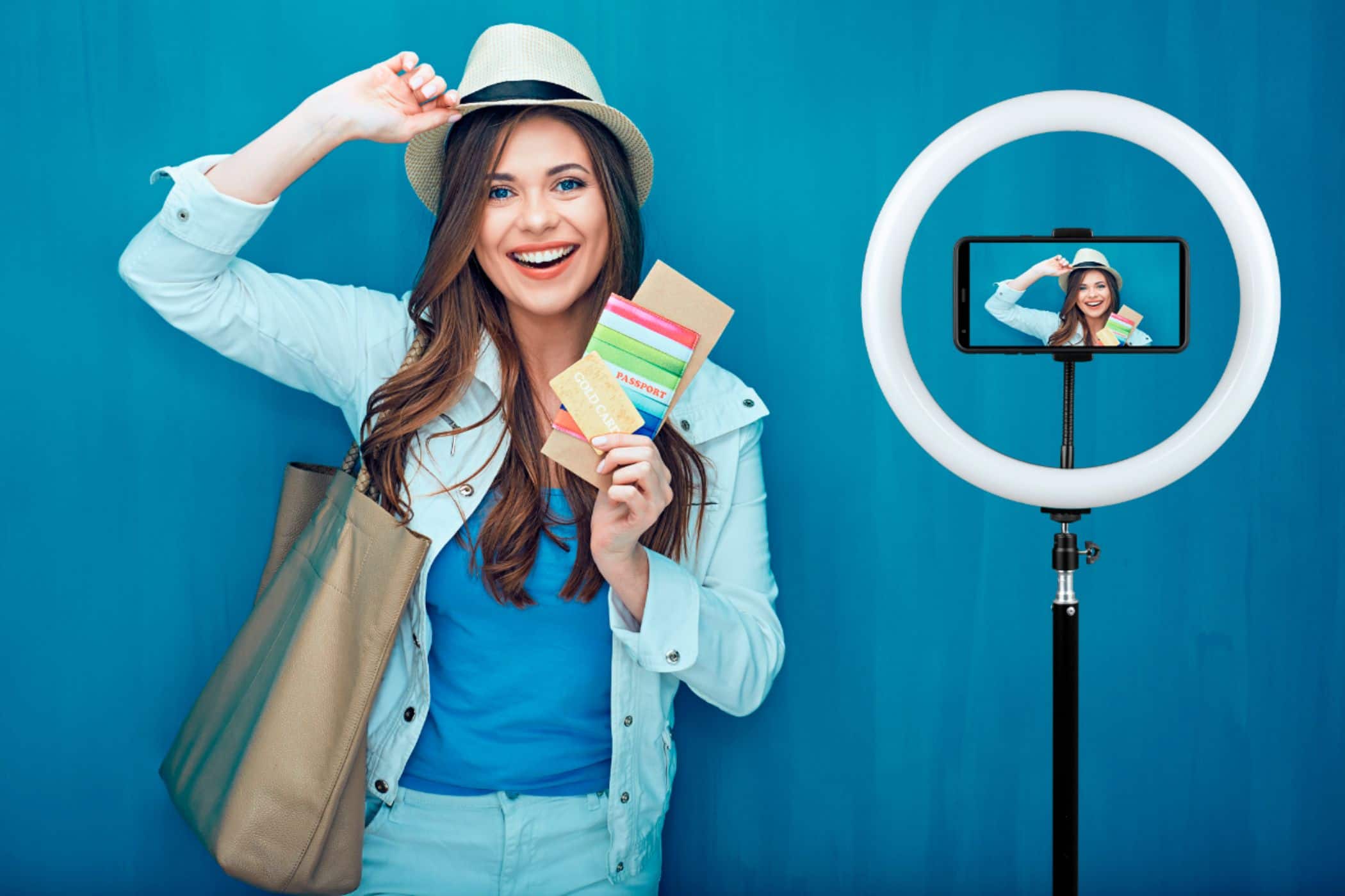 Alt View 14. Sunpak - 12" Bicolor LED Ring Light Kit - Black.