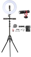 Sunpak - Ultimate Vlogging Kit with BOYA Cardioid Microphone for Smartphones and Cameras - Black - Angle_Zoom