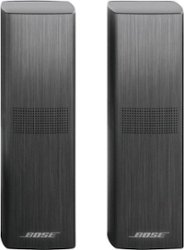 Bose - Surround Speakers 700 120-Watt Wireless Satellite Bookshelf Speakers (Pair) - Black - Front_Zoom