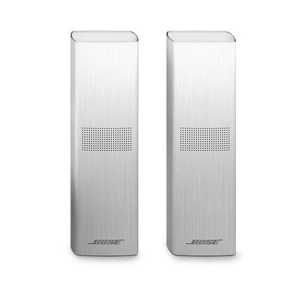 Front. Bose - Surround Speakers 700 120-Watt Wireless Satellite Bookshelf Speakers (Pair) - White.