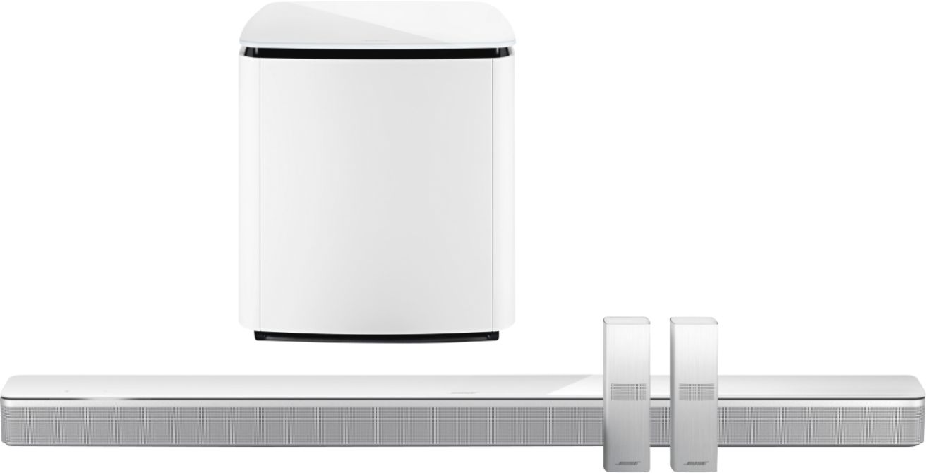 Bose Surround Speakers 700 120-Watt Wireless Satellite Bookshelf Speakers  (Pair) White 834402-1200 - Best Buy