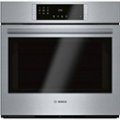 Front Zoom. Bosch - 800 Series 30" Built-In Single Electric Convection Wall Oven with Wifi - Stainless Steel.