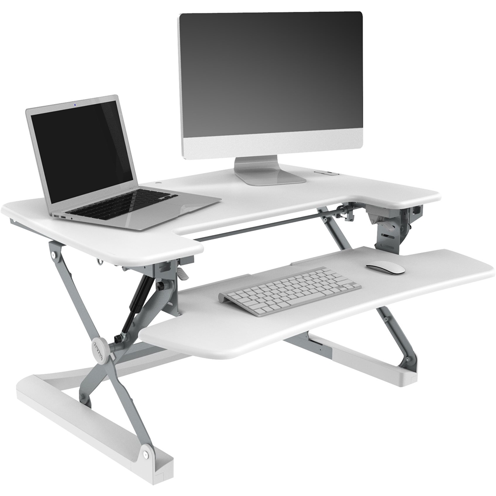 Stand up desk converter - Medium (32 inch) - White – Opal Living