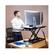 Alt View 12. FlexiSpot - AlcoveRiser Standing Desk Converter With Adjustable Height - Black.