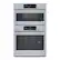 Front. Bosch - 800 Series 30" Built-In Electric Convection Combination Wall Oven with Speed Microwave and Wifi - Stainless steel.