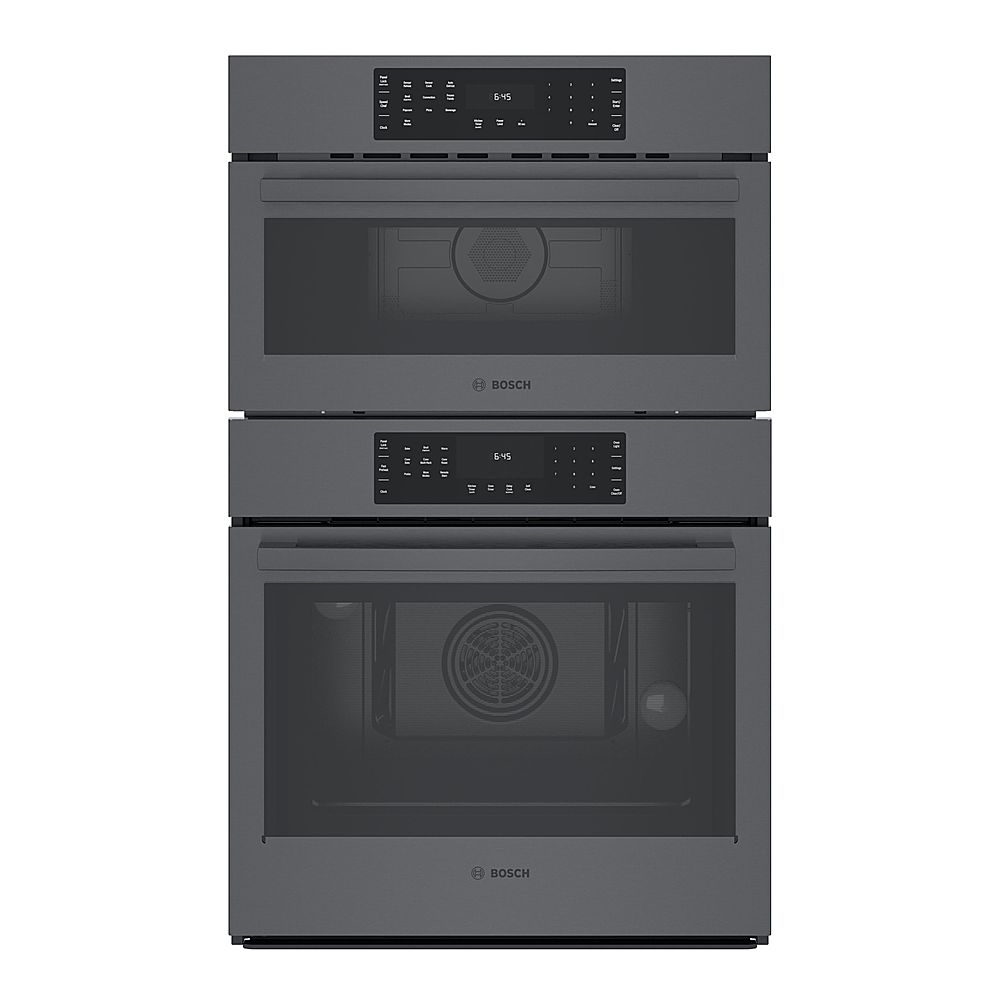 Anekdote heet terrorist Bosch 800 Series 30" Built-In Electric Convection Combination Wall Oven  with Microwave Black Stainless Steel HBL8743UC - Best Buy