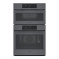 Bosch - 800 Series 30" Built-In Electric Convection Combination Wall Oven with Microwave - Black Stainless Steel