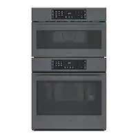 Bosch - 800 Series 30" Built-In Electric Convection Combination Wall Oven with Microwave - Black Stainless Steel - Front_Zoom