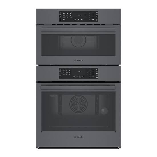 Bosch 800 Series 30 Single Electric Convection Wall Oven With Built In Microwave Black Stainless Steel Hbl8743uc Best Buy