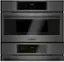 Alt View 1. Bosch - 800 Series 30" Built-In Electric Convection Combination Wall Oven with Microwave - Black stainless steel.