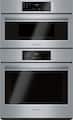 Bosch - 800 Series 30" Built-In Double Electric Smart Combination Microwave and Wall Oven with Convection - Stainless Steel