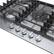 Alt View 21. Bosch - 800 Series 30" Built-In Gas Cooktop with 5 burners - Silver.