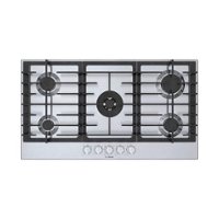 Bosch - 800 Series 36" Built-In Gas Cooktop with 5 burners - Silver - Front_Zoom