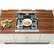 Alt View 28. Bosch - 800 Series 36" Built-In Gas Cooktop with 5 burners - Silver.