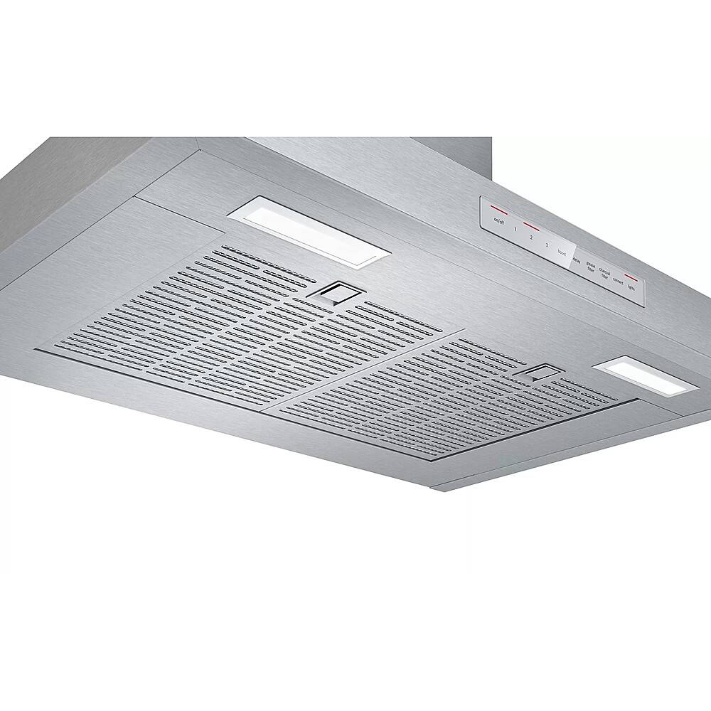 Alt View 13. Bosch - 500 Series 30" Convertible Range Hood with Wi-Fi - Stainless steel.