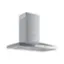 Angle. Bosch - 800 Series 36" Externally Vented Range Hood - Stainless steel.