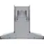 Alt View 11. Bosch - 800 Series 36" Externally Vented Range Hood - Stainless steel.