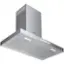 Alt View 12. Bosch - 800 Series 36" Externally Vented Range Hood - Stainless steel.