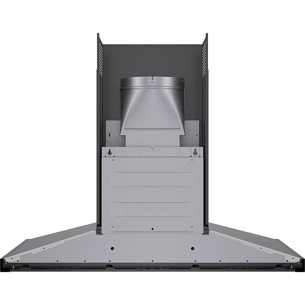 Alt View 11. Bosch - 800 Series 36" Convertible Range Hood - Black stainless steel.
