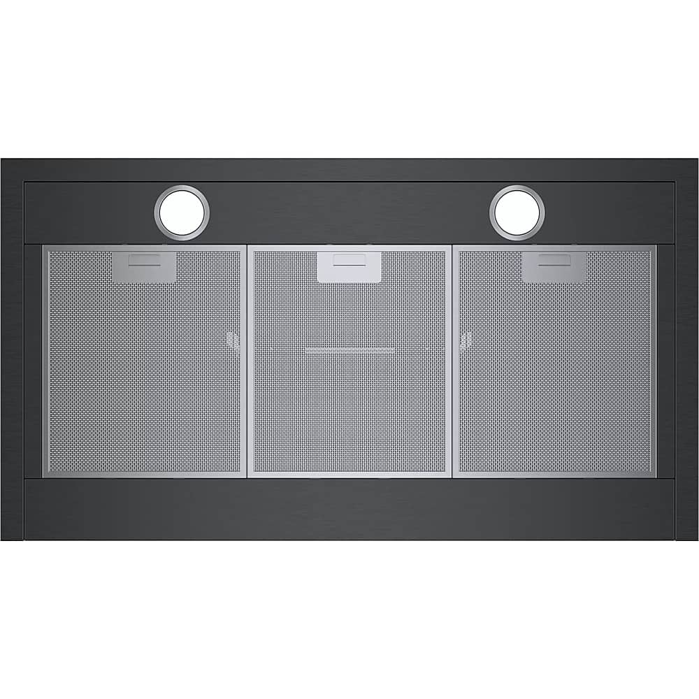 Alt View 14. Bosch - 800 Series 36" Convertible Range Hood - Black stainless steel.