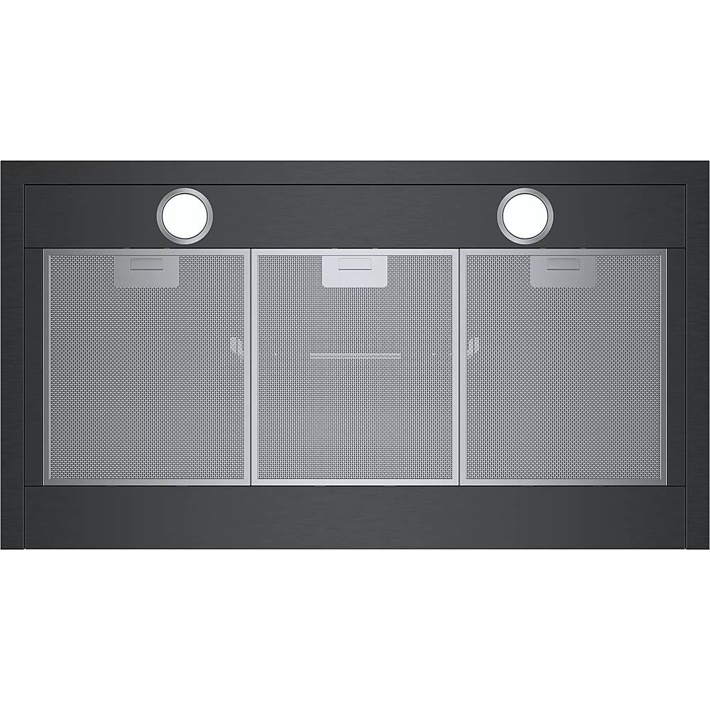 Alt View 14. Bosch - 800 Series 36" Convertible Range Hood - Black stainless steel.