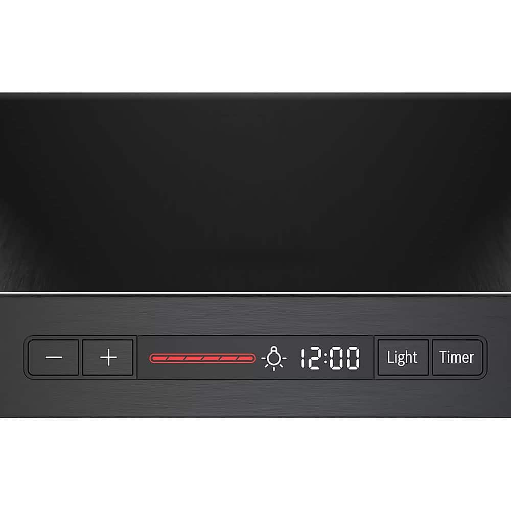 Alt View 16. Bosch - 800 Series 36" Convertible Range Hood - Black stainless steel.