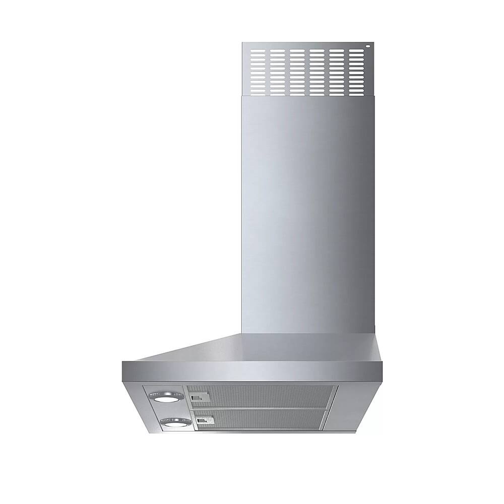 Alt View 11. Bosch - 300 Series 24" Convertible Range Hood - Stainless steel.